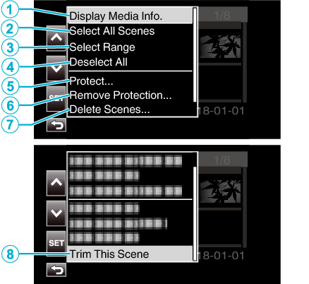 C8C Movie Play ACTION information index